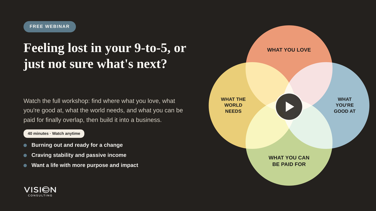 Building a Life of Purpose, Meaning & Impact Webinar